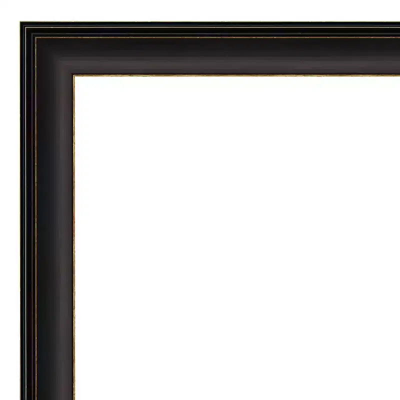 Specchio da parete con cornice color bronzo brunito