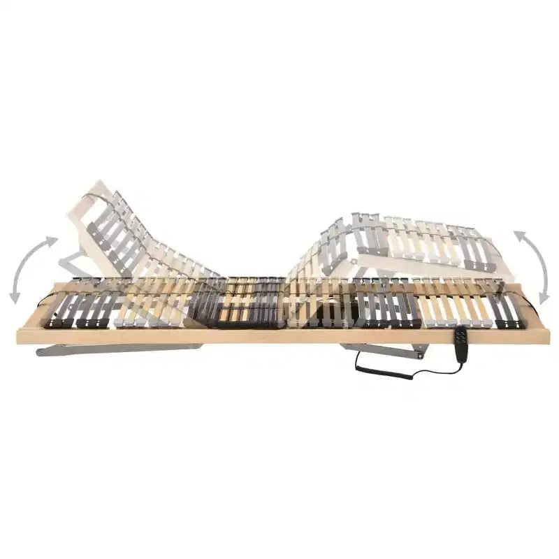 Base letto XL regolabile, rettangolare, moderna, ad altezza regolabile