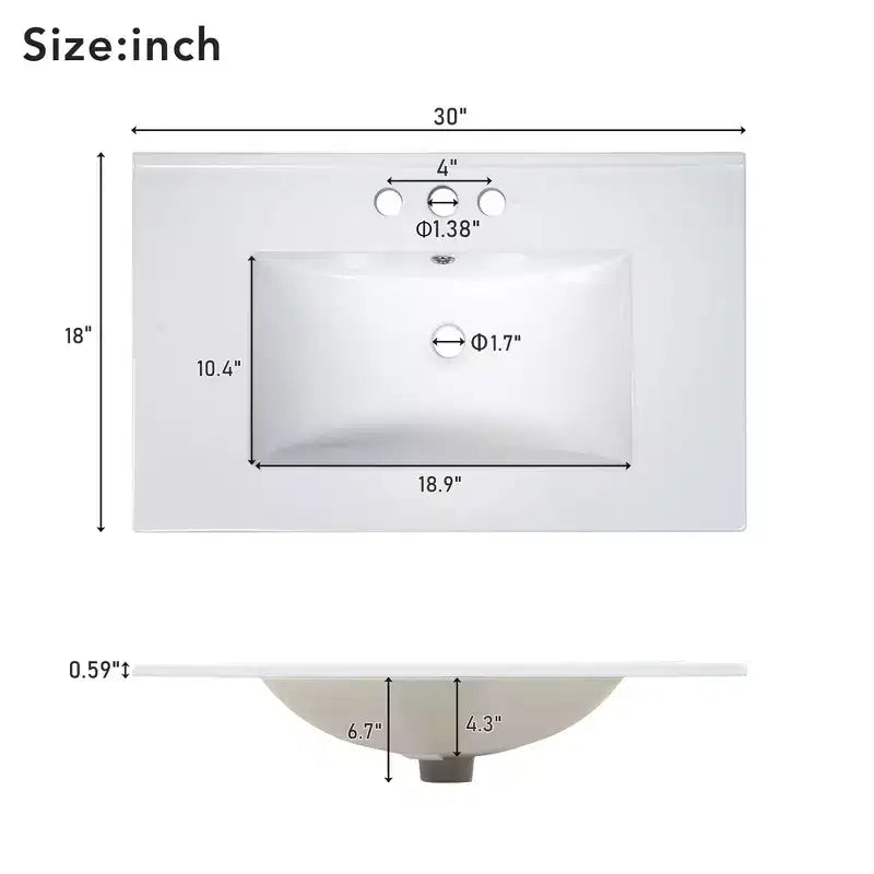 Mobile lavabo piccolo da bagno da 30 con spazio contenitivo, mobile da pavimento con cassetti per spazi ridotti, verde