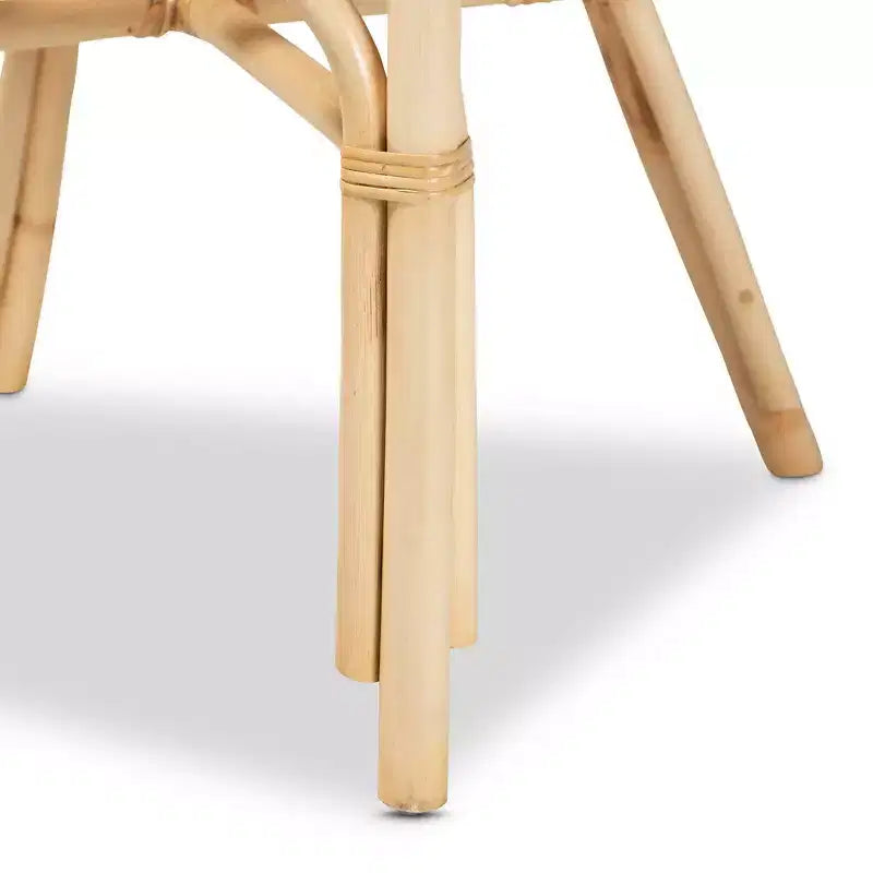 Sedia da pranzo in rattan, naturale/marrone