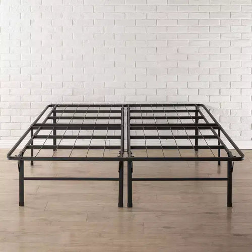 Struttura letto premium in acciaio da 14 e base letto, nera