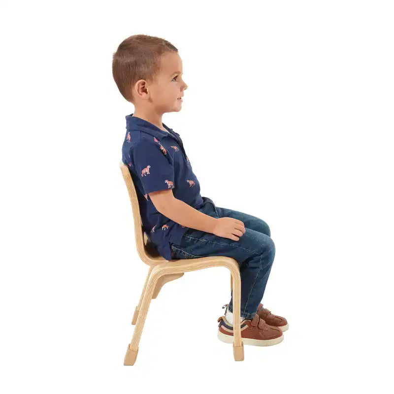 Stackable Bentwood Chair, 10in Seat Height, 2-Pack