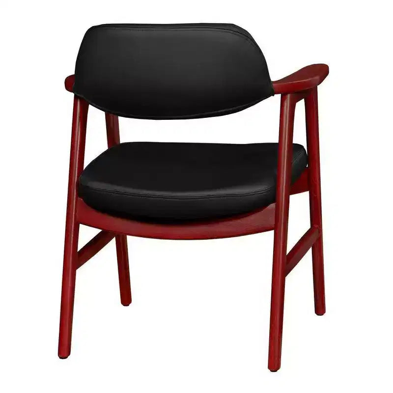 Upholstered Guest Side Accent Reception Armchair