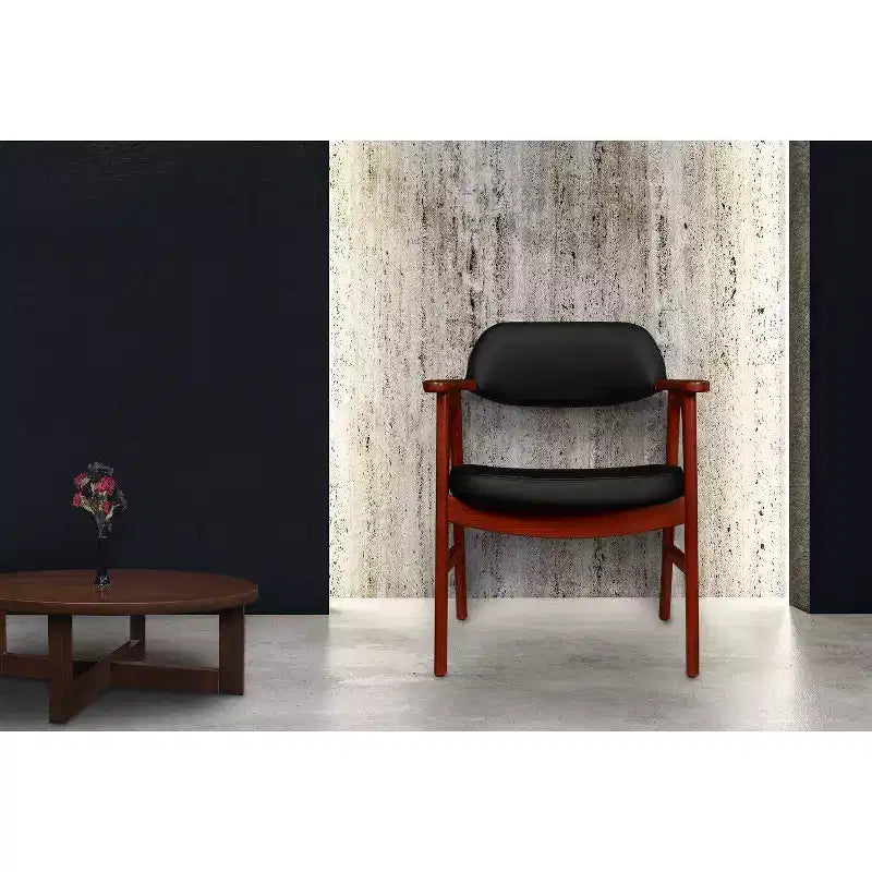 Upholstered Guest Side Accent Reception Armchair