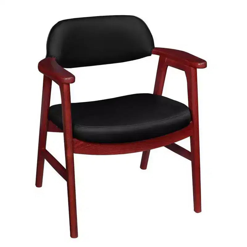 Upholstered Guest Side Accent Reception Armchair