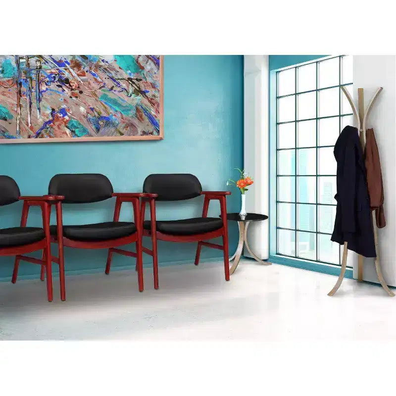 Upholstered Guest Side Accent Reception Armchair