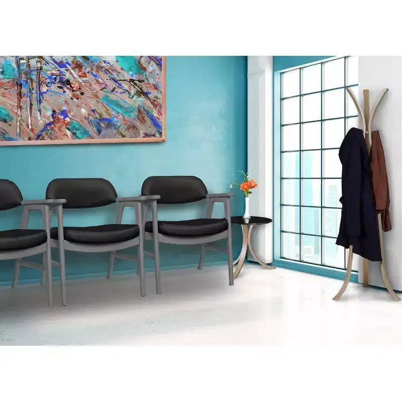 Upholstered Guest Side Accent Reception Armchair