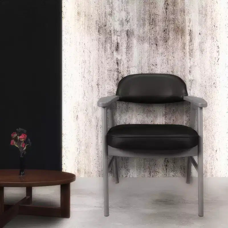 Upholstered Guest Side Accent Reception Armchair